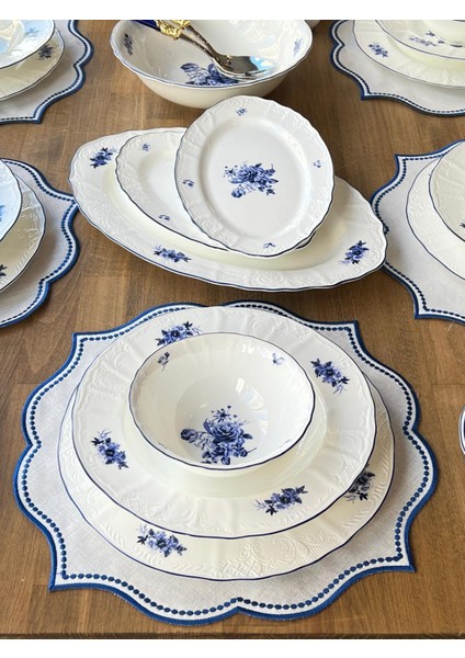 Yemek Takımı Blue Garden 79 Parça 12 Kişilik fiyatları