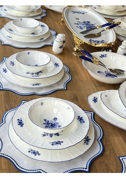Yemek Takımı Blue Garden 79 Parça 12 Kişilik modelleri