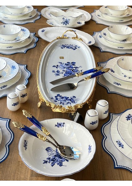 Yemek Takımı Blue Garden 79 Parça 12 Kişilik fırsatları
