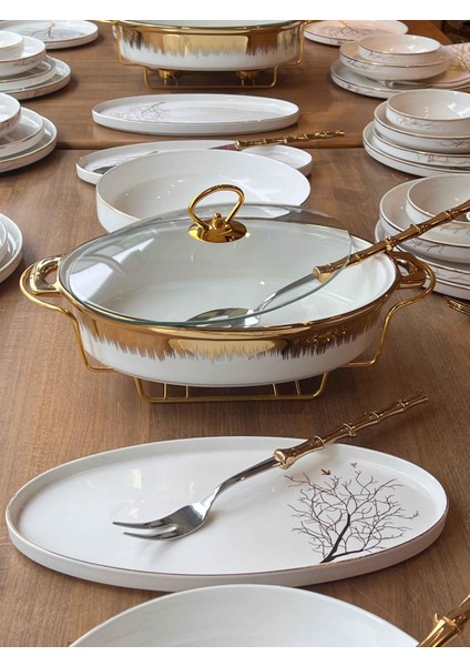 Yemek Takımı Modern Arbol Bird 161 Parça 12 Kişilik