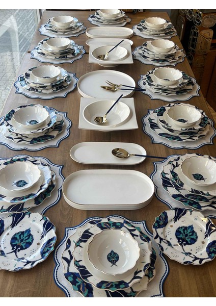 Yemek Takımı Ikat 72 Parça 12 Kişilik