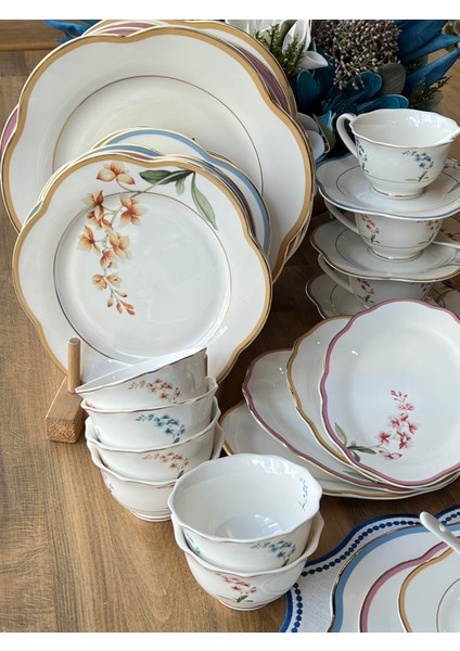 Kahvaltı Takımı Roses 42 Prç 6 Kişilik
