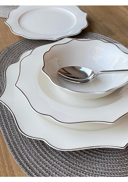 Yemek Takımı Negro Silver 24 Parça 6 Kişilik fırsatları