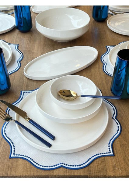 Yemek Takımı Modern Sade 81 Parça 6 Kişilik fiyatları