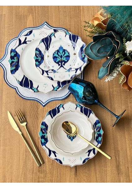 Yemek Takımı Ikat 24 Parça 6 Kişilik