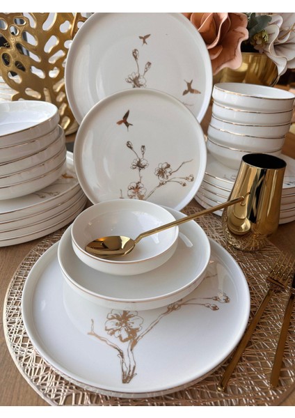 Yemek Takımı Modern Cherry 24 Parça 6 Kişilik fiyatları