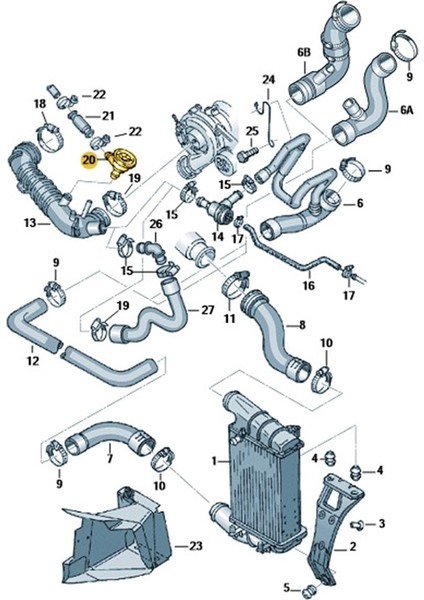 Seat Toledo 1999-2004 1.8t Motor Turbo Basınç Ayar Valfi 034129101B