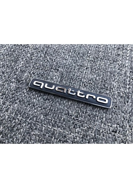 Audi A8 Serisi Uyumlu Quattro Black Silver Bagaj Yazısı 3m 3D Abs fiyatları