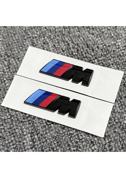 Bmw X3 Uyumlu M Çamurluk Arması Seti 2'li Piano Black