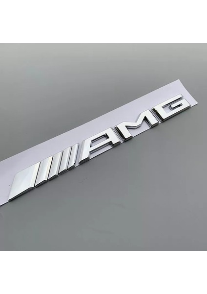 Mercedes Gla Serisi Uyumlu Krom Amg Bagaj Yazısı 3m 3D Abs