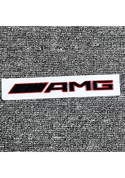 Mercedes C Serisi Uyumlu Yeni Nesil Kırmızı Piano Black Amg Bagaj Yazısı 3m 3D Abs fiyatları