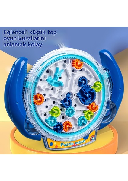 Eğitici Dişli Labirent Disk Bebek Düşünme Gelişimi Konsantrasyon Egzersiz Denge Boncuk Oyunu Çocuk Entelektüel Oyuncak (Yurt Dışından)
