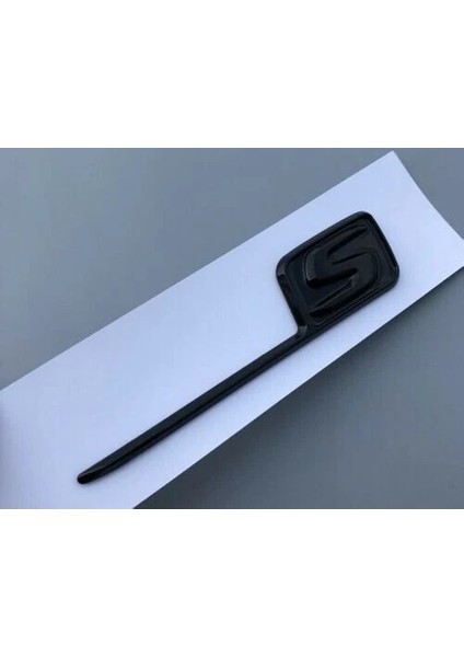 Mercedes Glk Serisi Uyumlu Gloss Black S Çubuklu Bagaj Yazısı 3m 3D Abs