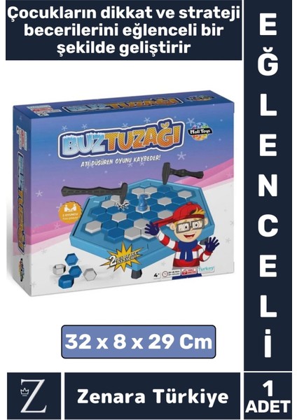 Eğitici Dikkat Strateji Beceri Refleks Geliştiren Eğlenceli Çocuk Oyun Buz Tuzağı