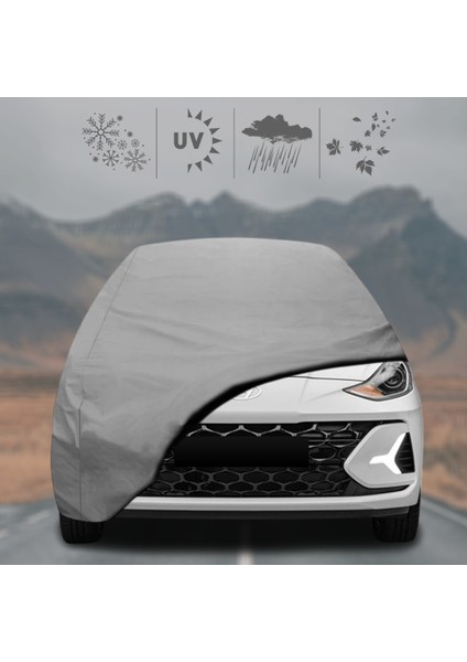 Hyundai Grand I10 Hatchback Oto Branda Su Geçirmez Miflonlu Araba Brandası Klipsli Araba Çadırı
