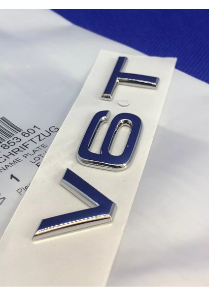 Audi Q5 Serisi Uyumlu V6T Krom Çamurluk Yazısı 3m 3D Abs modelleri