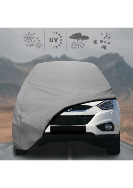 Hyundai İX35 Suv Oto Branda Su Geçirmez Miflonlu Araba Brandası Klipsli Araba Çadırı