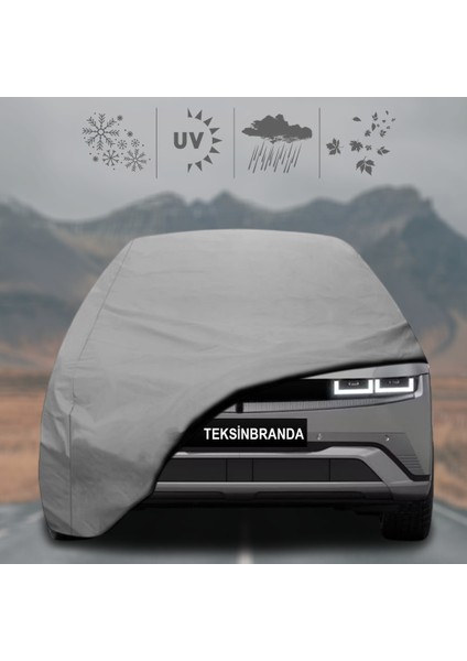 Hyundai Ioniq 5 (2021 - ) Oto Branda Su Geçirmez Miflonlu Araba Brandası Klipsli Araba Çadırı