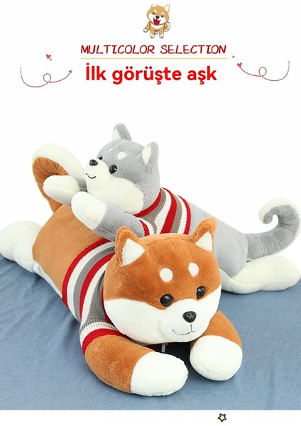 Shiba Inu Peluş Oyuncak Yalan Köpek Yastık (Yurt Dışından)
