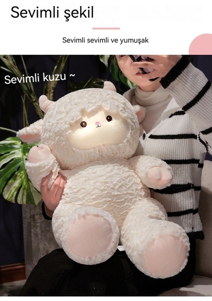 Sevimli Kuzu Bebek Koyun Peluş Oyuncak (Yurt Dışından)