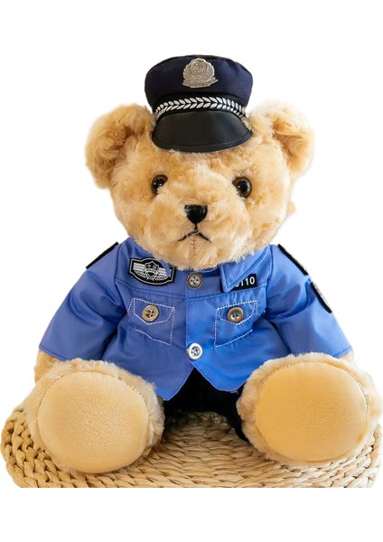 Yaratıcı Trafik Polisi Ayı Bebek Peluş Oyuncak (Yurt Dışından)