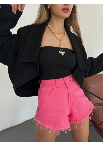 Bolero Model Crop Kot Ceket