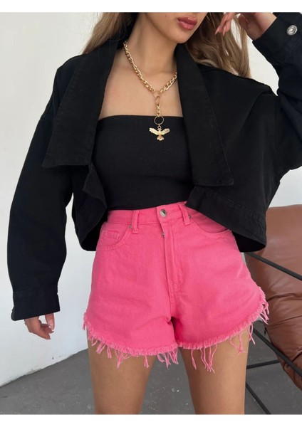 Bolero Model Crop Kot Ceket