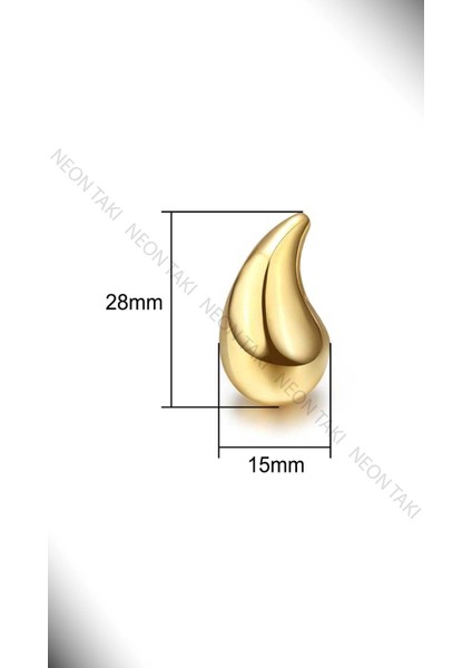 , Duyarlılık Etiketi ve Xxx Damla, Paslanmaz Çelik Kolye 35 Altın Renk Damla G15mmxy28mm Kolye 47,5cm modelleri