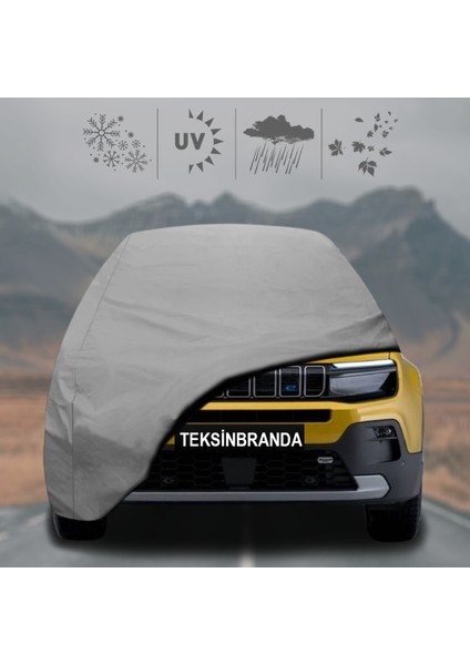 Jeep Avenger (2022 - ) Oto Branda Su Geçirmez Miflonlu Araba Brandası Klipsli Araba Çadırı