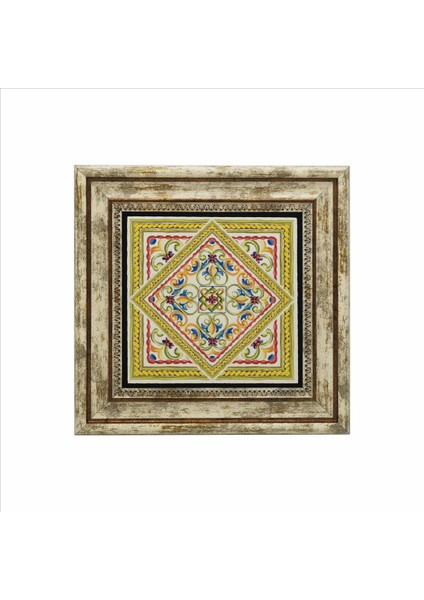 Italyan Deseni Baskılı Doğaltaş Tablo (25 x 25 KD-102) fiyatları