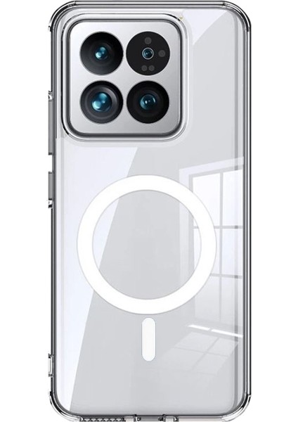 Xiaomi 15 Pro Uyumlu Kılıf M-Safe Kablosuz Şarj Özellikli Mpl Sert Mika Şeffaf