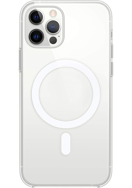 iPhone 12 Pro Max Uyumlu Kılıf M-Safe Kablosuz Şarj Özellikli Mpl Sert Mika Şeffaf