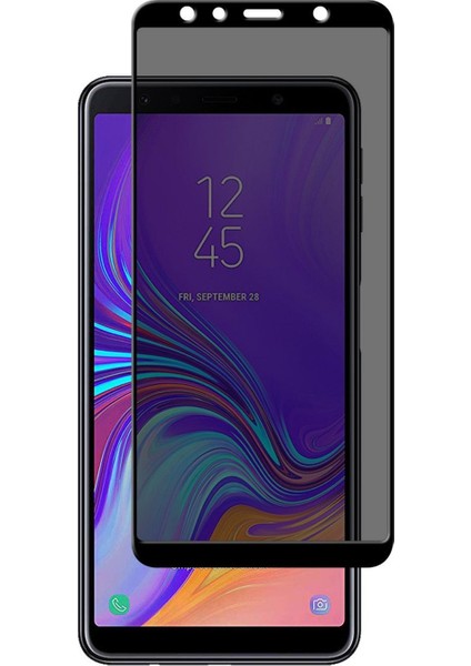 Samsung Galaxy A7 2018 ile Uyumlu 5d Hayalet Ekran Koruyucu Cam