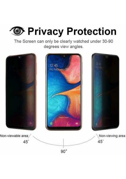 Samsung Galaxy A7 2018 ile Uyumlu 5d Hayalet Ekran Koruyucu Cam