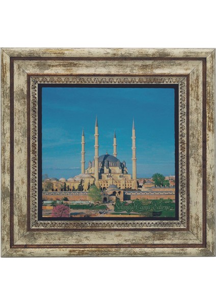 Edirne Selimiye Baskılı Doğaltaş Tablo 25X25 KRT-164 fiyatları