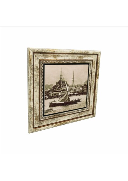Eminönü Yeni Camii Baskılı Doğaltaş Tablo 25X25 Krt-41