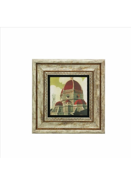 Italya Görseli Baskılı Doğaltaş Tablo (20 x 20 Krg-58) fiyatları