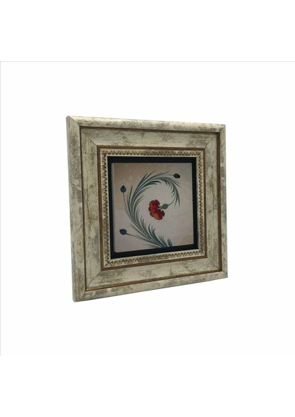 Karanfil Ebrusu Baskılı Doğaltaş Tablo 20X20 Krt-71 fırsatları