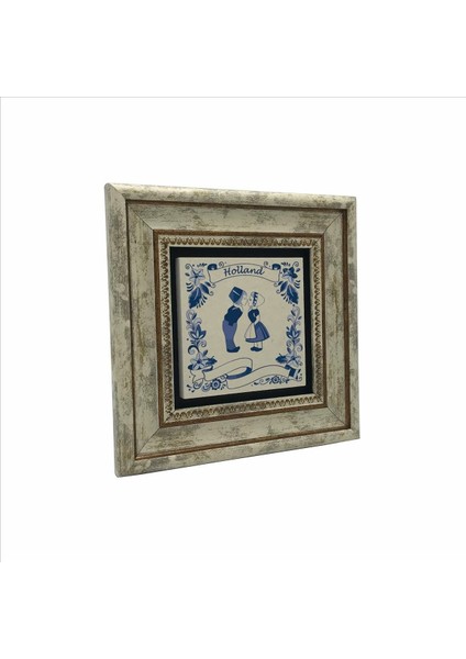 Hollanda Görseli Baskılı Doğaltaş Tablo 20CMX20CM KRG-026 fırsatları