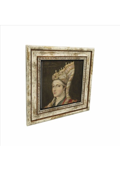 Osmanlı Arması Baskılı Doğaltaş Tablo (25 x 25 Krt-86)
