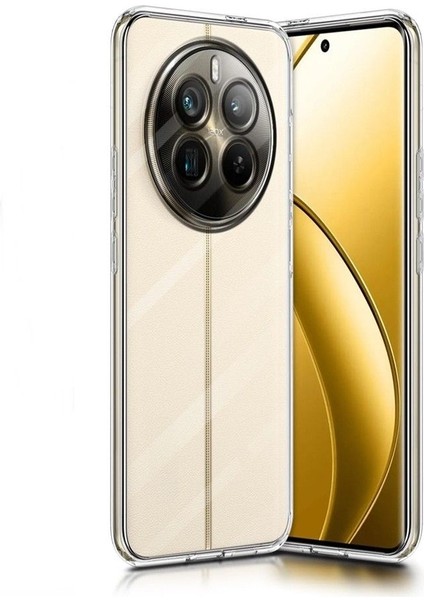 Realme 12 Pro Plus Uyumlu Kılıf Süper Silikon Şeffaf Renksiz