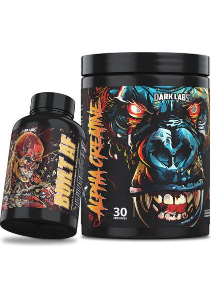 Muscle Mass Bulking Set (Built Af Gh + Alpha Creatine+Ornithine) Kas Kütlesi Seti