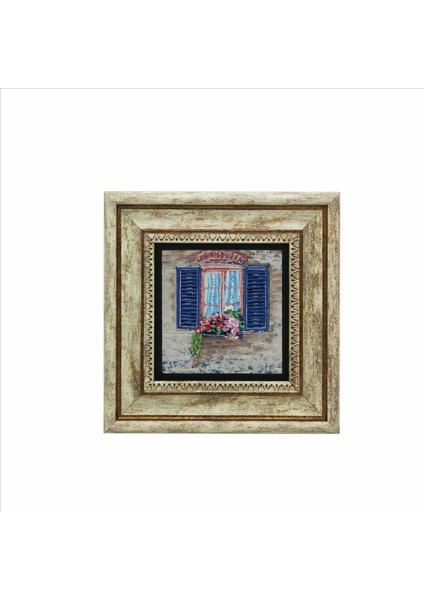 Italya Görseli Baskılı Doğaltaş Tablo (20 x 20 Krg-60) fiyatları