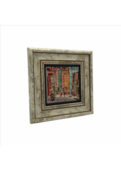 Istanbul-Balat Baskılı Doğaltaş Tablo 20CMX20CM KRT-054 fırsatları