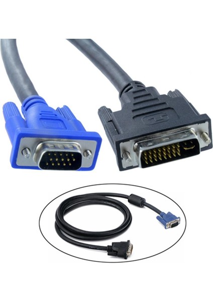 24+5 Dvı To Vga Kablo 3 Metre