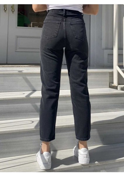 Yüksek Bel Mom Jean Kadın Kot Pantolon fiyatları