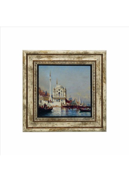 Ortaköy Camii Baskılı Doğaltaş Tablo 25X25 Krt-38 fiyatları