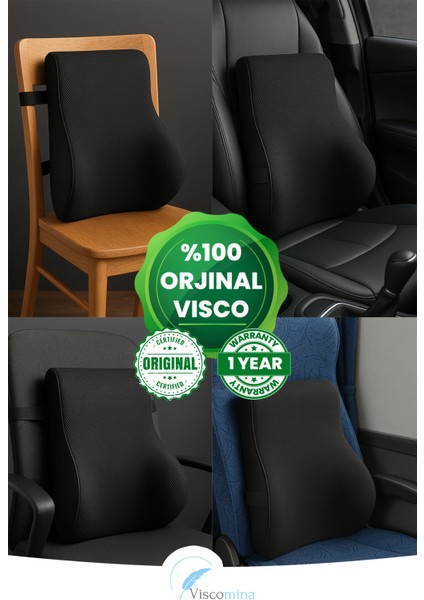 Yeni Nesil Ergonomik Bel Destek Minderi Bel ve Sırt Yastık