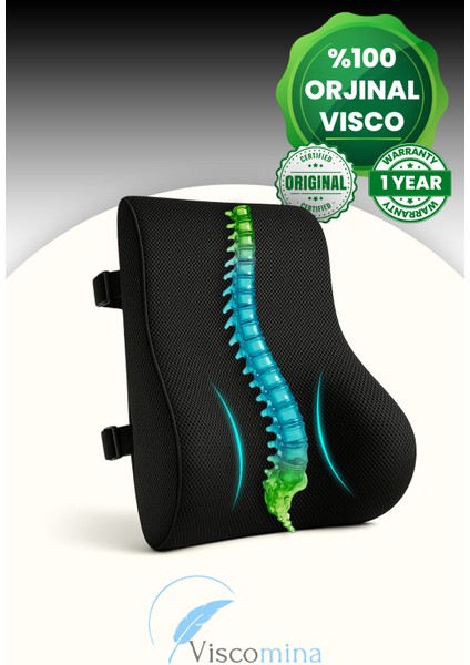 Yeni Nesil Ergonomik Bel Destek Minderi Bel ve Sırt Yastık