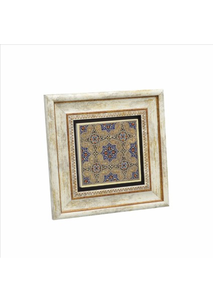 Cuma Cami Çinisi Iran Baskılı Doğaltaş Tablo 20X20 Kd-61